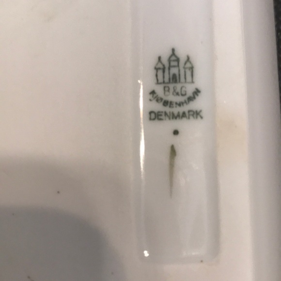 Collectible small square plates Copenhagen Denmark - Picture 6 of 7